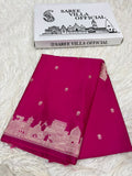 Premium Banarasi Mashru Katan Silk Saree Allover Zari Minakari Weave