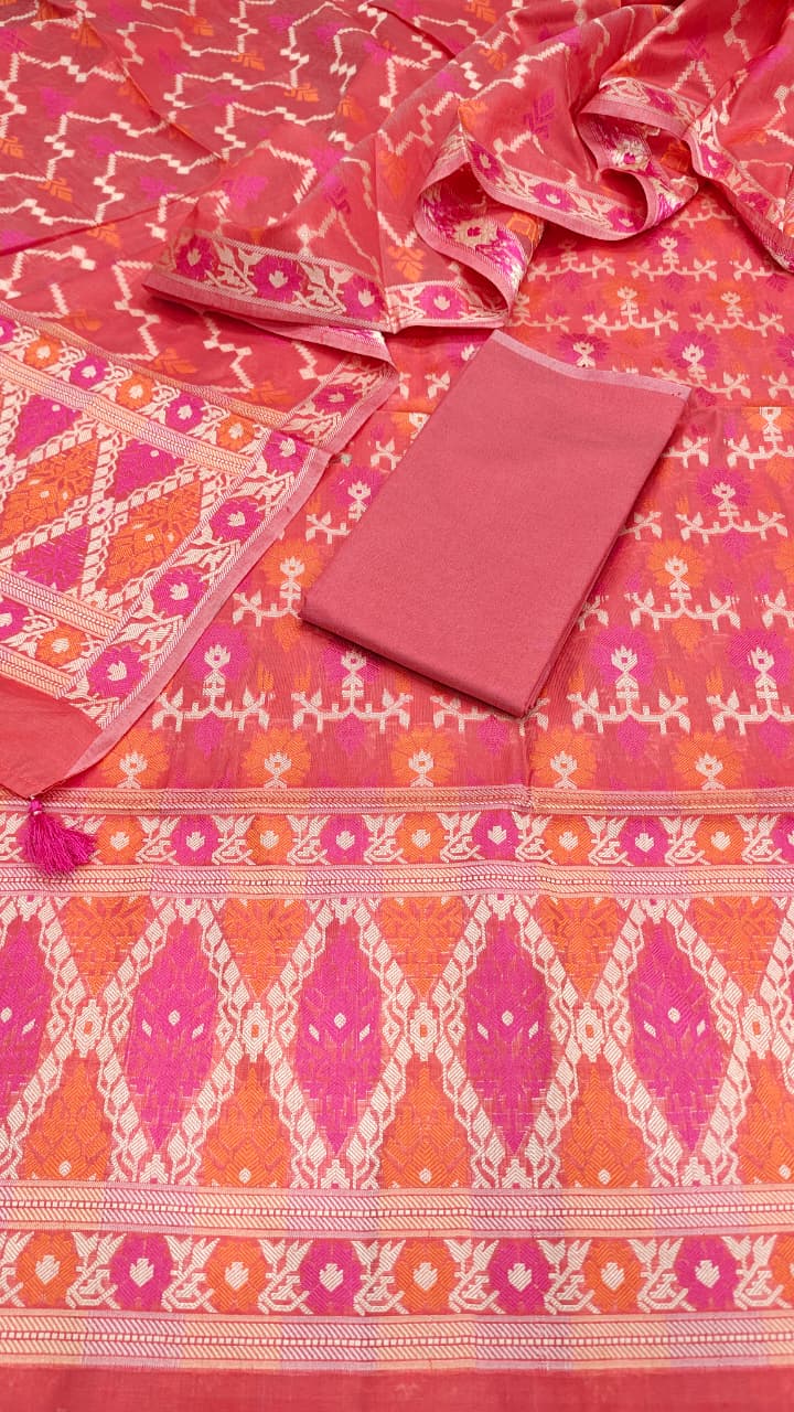 Mercerised cotton 3pc suit